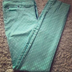 Vince Camuto Polka Dot Skinny Jeans